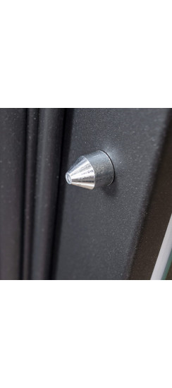 Стальная дверь "Dominica" с зеркалом. Заказная модель. | Порошковое покрытие 