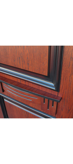 Стальная дверь "Фараон". Заказная модель. | Два цвета покрытия коробки: внешняя сторона - 