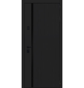 Стальная дверь "Silver" с зеркалом. Заказная модель.