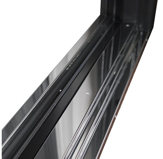 Стальная дверь "Galant" с окном (терморазрыв 3к). Заказная модель. | Два слоя покрытия: первый слой - цинкогрунт, второй слой - порошковое покрытие (цвет 