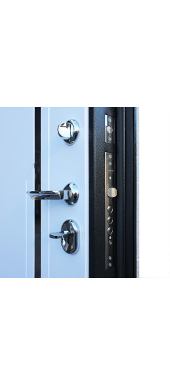 Стальная дверь "Аякс". Заказная модель. | Порошковое покрытие металлических элементов 