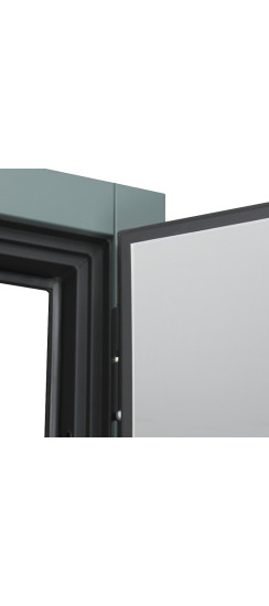 Стальная дверь "Зетта" с зеркалом. Заказная модель. | Порошковое покрытие  