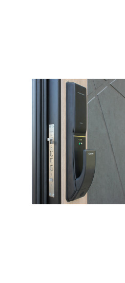 Стальная дверь "Слэб". Заказная модель. | Первый слой - цинкогрунт, второй слой - порошковое покрытие 