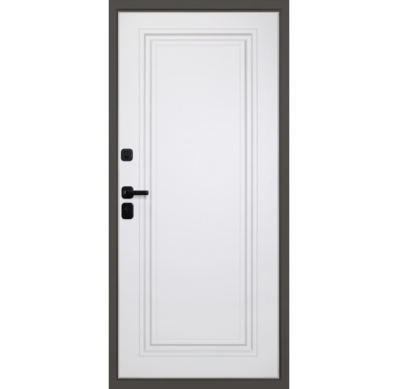 Стальная дверь "Tartos" (терморазрыв 3к). Заказная модель. | Два слоя покрытия: первый слой - цинкогрунт, второй слой - порошковое покрытие 