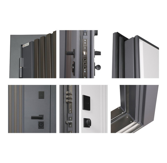 Стальная дверь "Winter" (терморазрыв 3к). Заказная модель. | Два слоя покрытия: первый слой - цинкогрунт, второй слой - порошковое покрытие (дверь -  