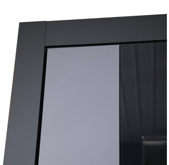 Стальная дверь "Снегирь" с окном (терморазрыв 3к). Заказная модель. | Два слоя покрытия: первый слой - цинкогрунт, второй слой - порошковое покрытие 