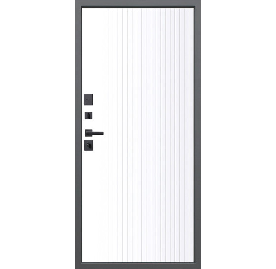 Стальная дверь "Winter" (терморазрыв 3к). Заказная модель. | Два слоя покрытия: первый слой - цинкогрунт, второй слой - порошковое покрытие (дверь -  