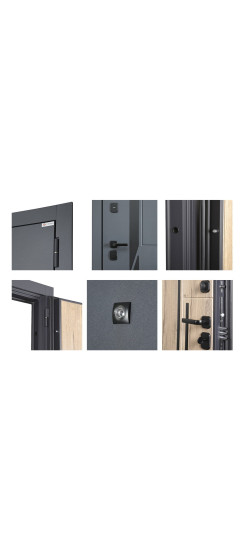 Стальная дверь "Lanua". Заказная модель. | Порошковое покрытие 