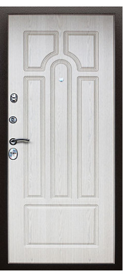 Стальная дверь "Прометей". Заказная модель. | Медный антик, 2050х880; 2050х960правое и левое открывание