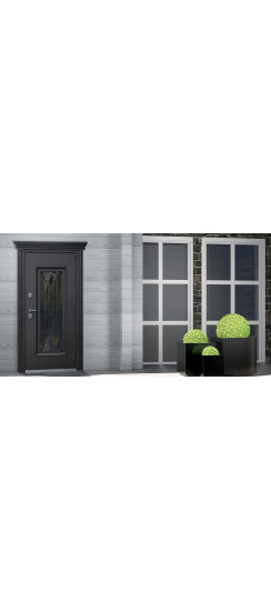 Стальная дверь "Grand Lux light". Заказная модель. | Два слоя покрытия: первый слой - цинкогрунт, второй слой - порошковое покрытие 