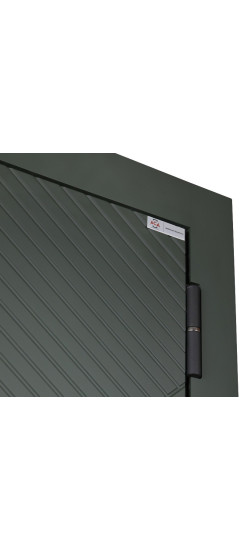 Стальная дверь «Малахит». Заказная модель. | Порошковое покрытие 