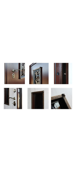 Стальная дверь «Престиж». С окном и ковкой. Заказная модель. | Два слоя покрытия: первый слой - цинкогрунт, второй слой - порошковое покрытие. 