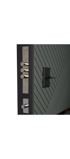 Стальная дверь «Малахит». Заказная модель. | Порошковое покрытие 