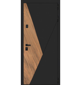 Стальная дверь "Loft" с зеркалом (адаптивная замковая часть).