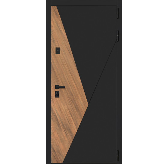 Стальная дверь "Loft" с зеркалом (адаптивная замковая часть). | Порошковое покрытие 