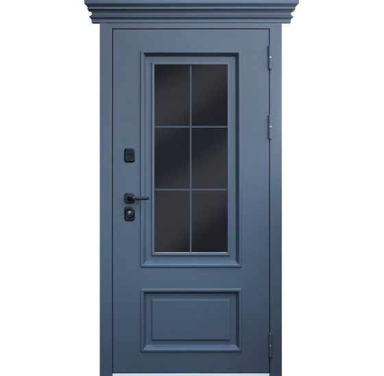 Стальная дверь "Англия" (терморазрыв 3к). Заказная модель. | Первый слой - цинкогрунт, второй слой - порошковое покрытие 