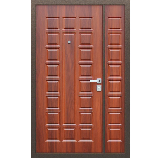 Стальная дверь "Двустворчатая NEW" (заказная) | Порошковое покрытие 