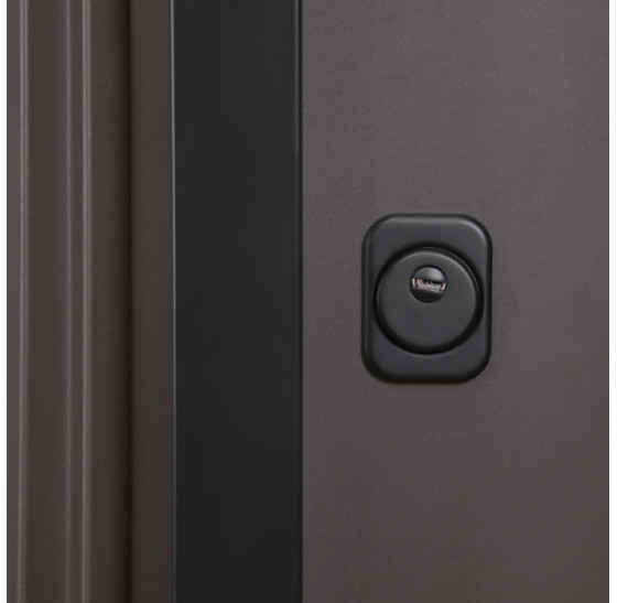 Стальная дверь "Tartos" (терморазрыв 3к). Заказная модель. | Два слоя покрытия: первый слой - цинкогрунт, второй слой - порошковое покрытие 