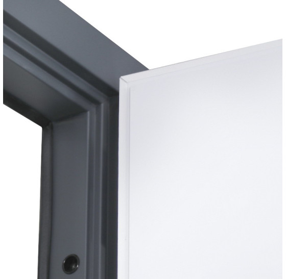 Стальная дверь «Стайл» с окном (терморазрыв 3к). Заказная модель. | Два цвета покраски коробки: внешняя сторона - 