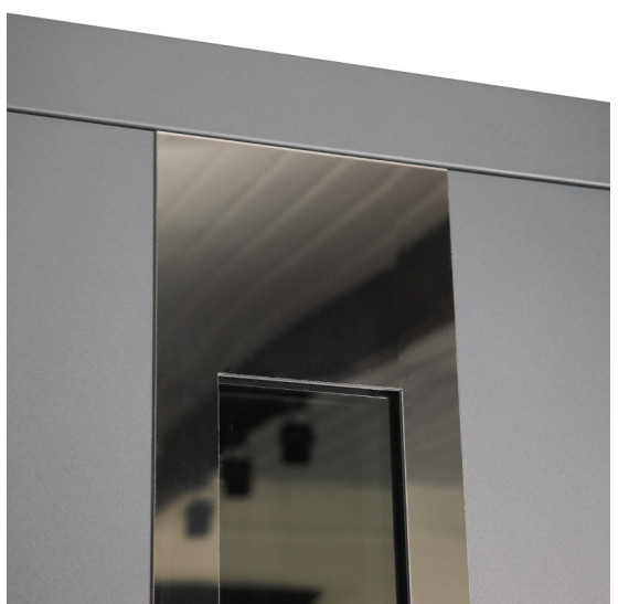 Стальная дверь "Император" с окном (терморазрыв 3к). Заказная модель. | Два слоя покрытия: первый слой - цинкогрунт, второй слой - порошковое покрытие (с внешней стороны 