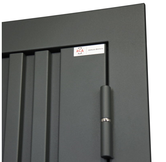 Стальная дверь "Барс" с окном (терморазрыв 3к). Заказная модель. | Два слоя покрытия металла: первый слой - цинкогрунт, второй слой - порошковое покрытие 