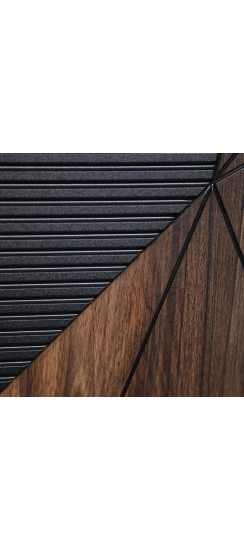 Стальная дверь "Берилл" с зеркалом (адаптивная замковая часть). Заказная модель. | Порошковое покрытие 