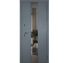 Стальная дверь "Император" с окном (терморазрыв 3к). Заказная модель.