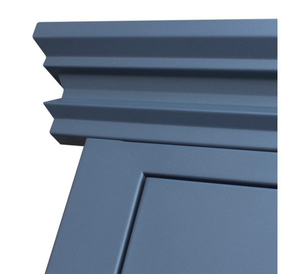 Стальная дверь "Англия" (терморазрыв 3к). Заказная модель. | Первый слой - цинкогрунт, второй слой - порошковое покрытие 