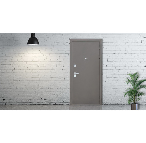 Стальная дверь "Термолайт" (терморазрыв 3к). Заказная модель. | Два слоя покрытия: первый слой - цинкогрунт, второй слой - порошковое покрытие. 