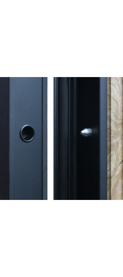 Стальная дверь "Spark". Заказная модель. | Первый слой - цинкогрунт, второй слой - порошковое покрытие 