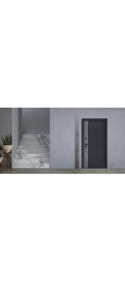 Стальная дверь "Рондо". Заказная модель. | Порошковое покрытие 