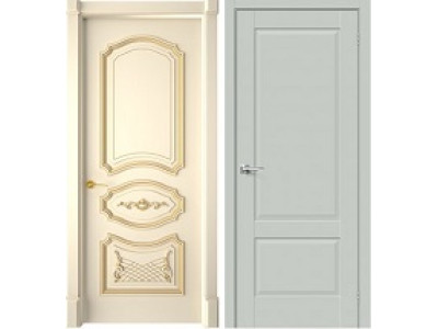 В чем отличие дверей эмалированных и в эмалите?