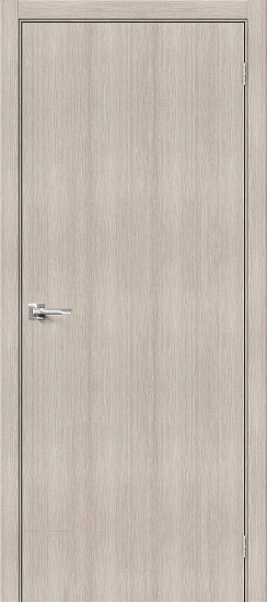 Межкомнатная дверь Браво-0, цвет: Cappuccino Melinga, с покрытием из эко шпона, серия: Bravo A, размер: 190*55