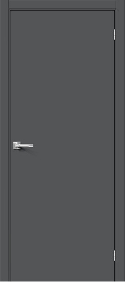 Межкомнатная дверь Браво-0.П, цвет: Stormy Silk, с покрытием - ПЭТ, серия: Bravo A, размер: 200*60