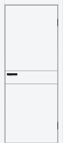 Межкомнатная дверь Браво-0.24 П, цвет: White Silk, с покрытием: ПЭТ, серия: Bravo A, размер: 200*60