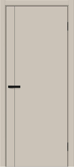 Межкомнатная дверь Браво-0.10 П, цвет: Cream Silk, с покрытием: ПЭТ, серия: Bravo A, размер: 200*60