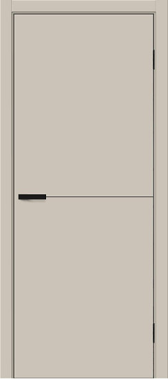 Межкомнатная дверь Браво-0.21 П, цвет: Cream Silk, с покрытием: ПЭТ, серия: Bravo A, размер: 200*60