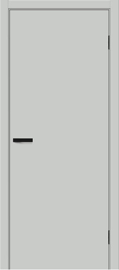 Межкомнатная дверь Браво-0.П, цвет: Grey Silk, с покрытием - ПЭТ, серия: Bravo A, размер: 200*40
