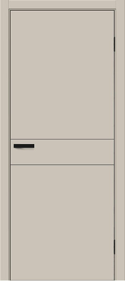 Межкомнатная дверь Браво-0.24 П, цвет: Cream Silk, с покрытием: ПЭТ, серия: Bravo A, размер: 200*60