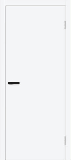 Межкомнатная дверь Браво-0, цвет: White Pro, с покрытием: Винил, серия: Bravo A, размер: 200*35