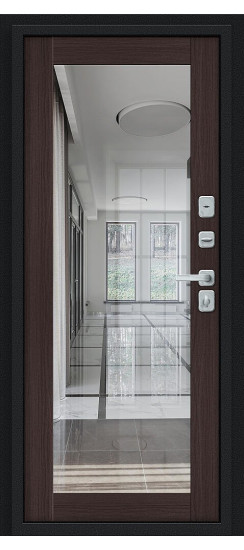 Флэш МФ/BChrome, цвет: Букле черное/Wenge Melinga, размер : 