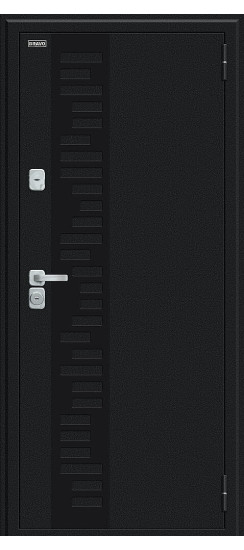 Техно Д2/BChrome, цвет: Букле черное/Cappuccino Melinga, размер : 