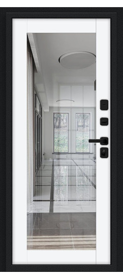 Флэш МФ/SBlack, цвет: Букле черное/White Silk, размер : 