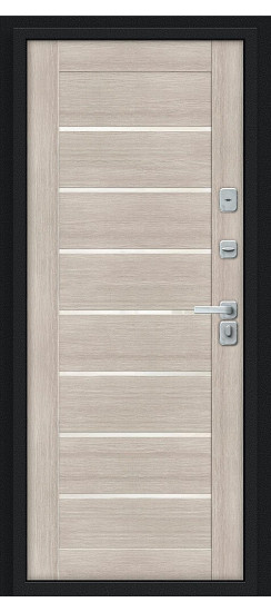 Техно Д2/BChrome, цвет: Букле черное/Cappuccino Melinga, размер : 