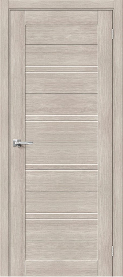 Межкомнатная дверь Браво-28, цвет: Cappuccino Melinga, с покрытием из эко шпона, серия: Bravo X, размер: 200*60