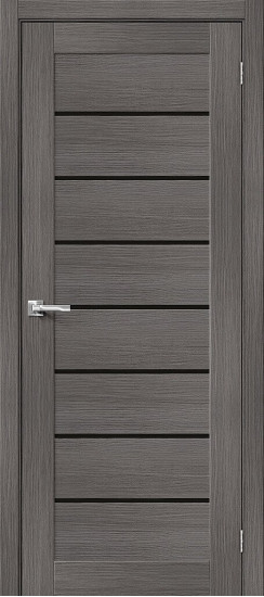 Межкомнатная дверь Браво-22, цвет: Grey Melinga, с покрытием из эко шпона, серия: Bravo X, размер: 190*55