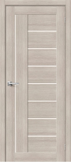 Межкомнатная дверь Браво-29, цвет: Cappuccino Melinga, с покрытием из эко шпона, серия: Bravo X, размер: 200*60