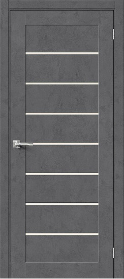 Межкомнатная дверь Браво-22, цвет: Slate Art, с покрытием из эко шпона, серия: Bravo X, размер: 200*60