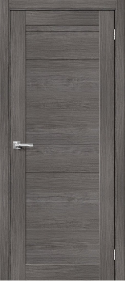 Межкомнатная дверь Браво-21, цвет: Grey Melinga, с покрытием из эко шпона, серия: Bravo X, размер: 200*60