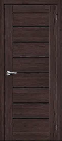 Межкомнатная дверь Браво-22, цвет: Wenge Melinga, с покрытием из эко шпона, серия: Bravo X, размер: 190*55